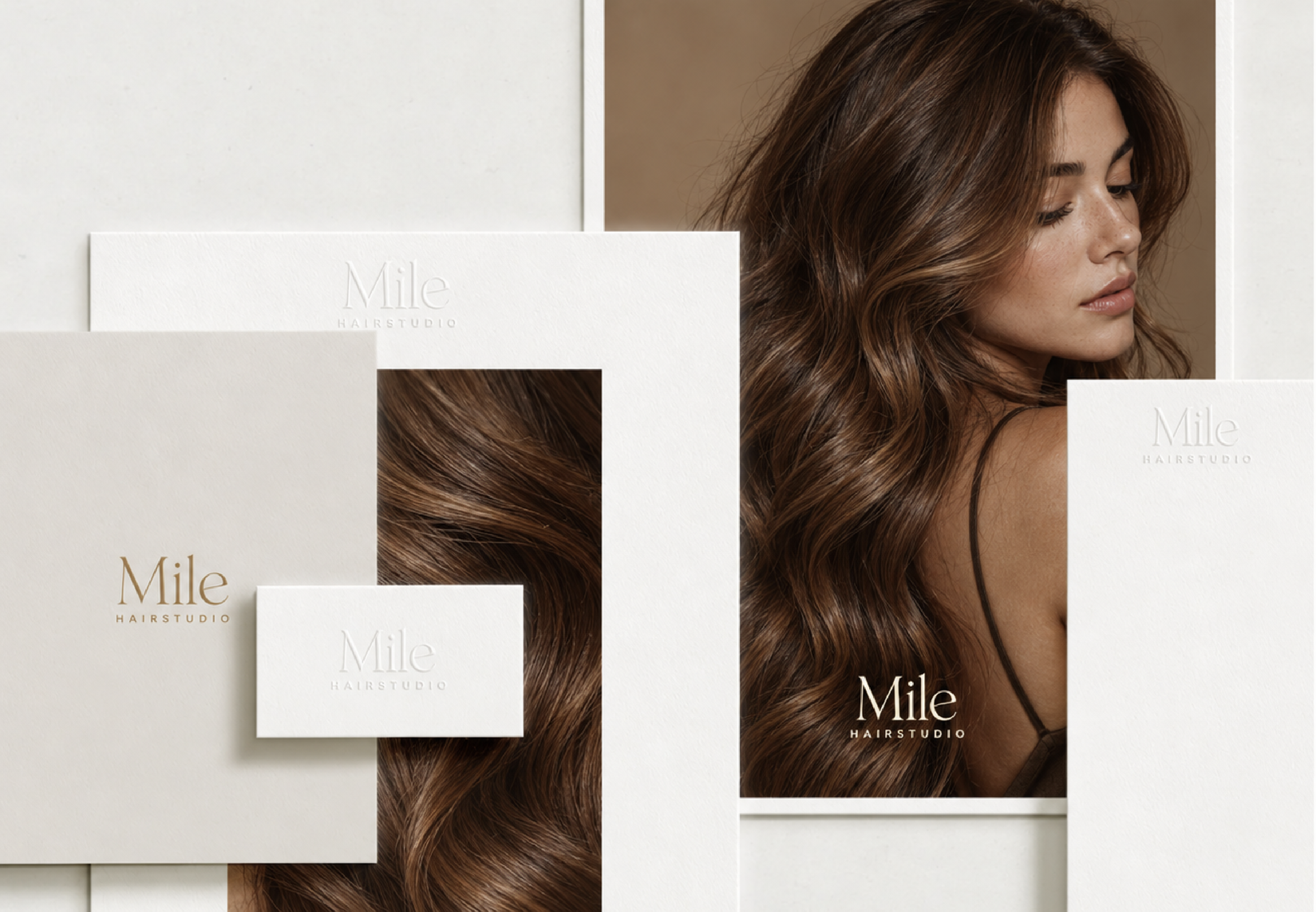Milé brand identity and stationery by Novacreas